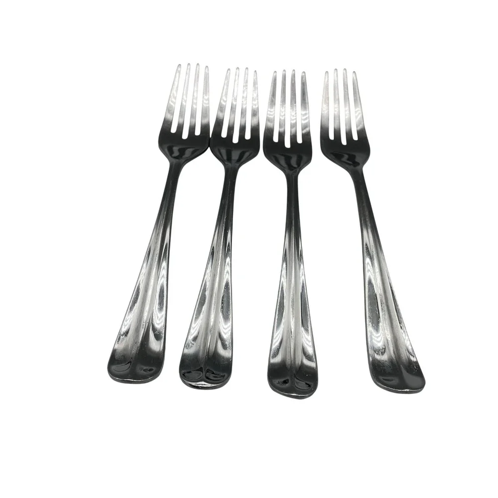 Dansk‎ Alsace Stainless Steel Salad Forks Set of 4 Alsace Design 7.25